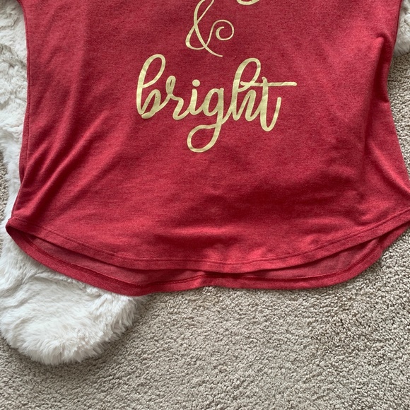 State of Mine Red Merry & Bright Sweater- Large - Picture 7 of 8